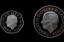 英国新版硬币长什么样，英国公布查尔斯三世新硬币肖像