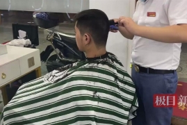 外卖出现头发商家怎样处理，外卖有头发老板带员工剪寸头